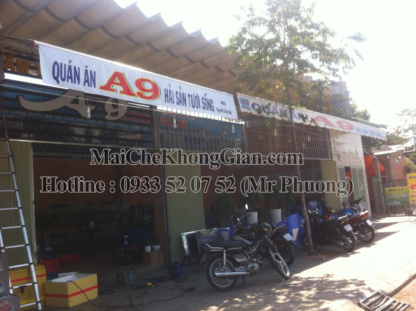 Mái che không gian