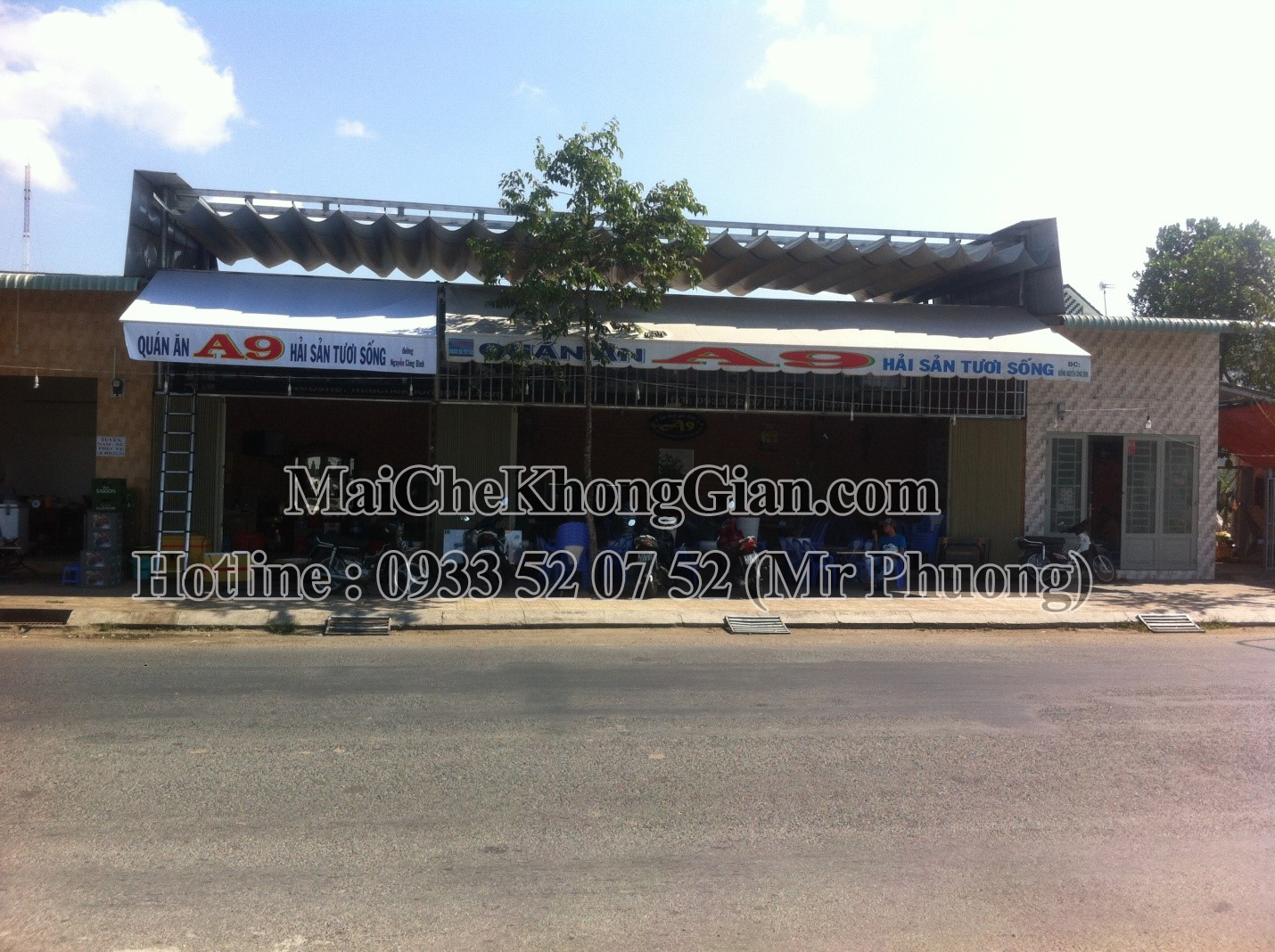 Mái che không gian