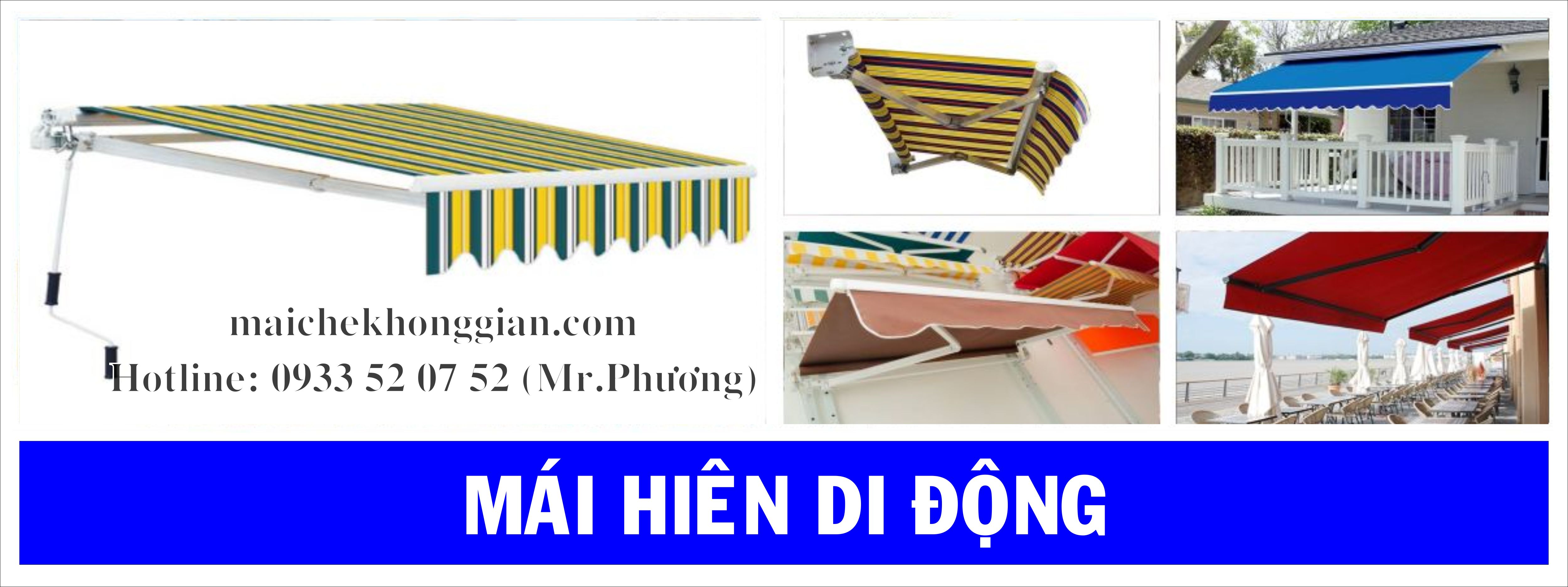 mái hiên di động