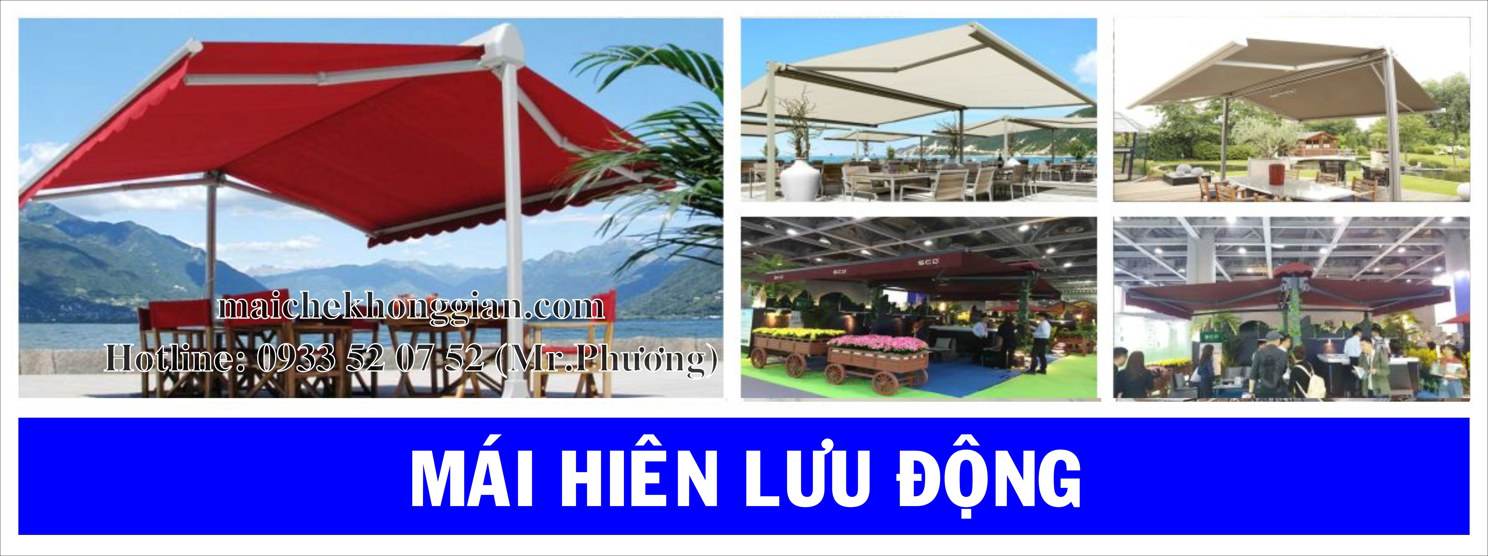 mái hiên lưu động