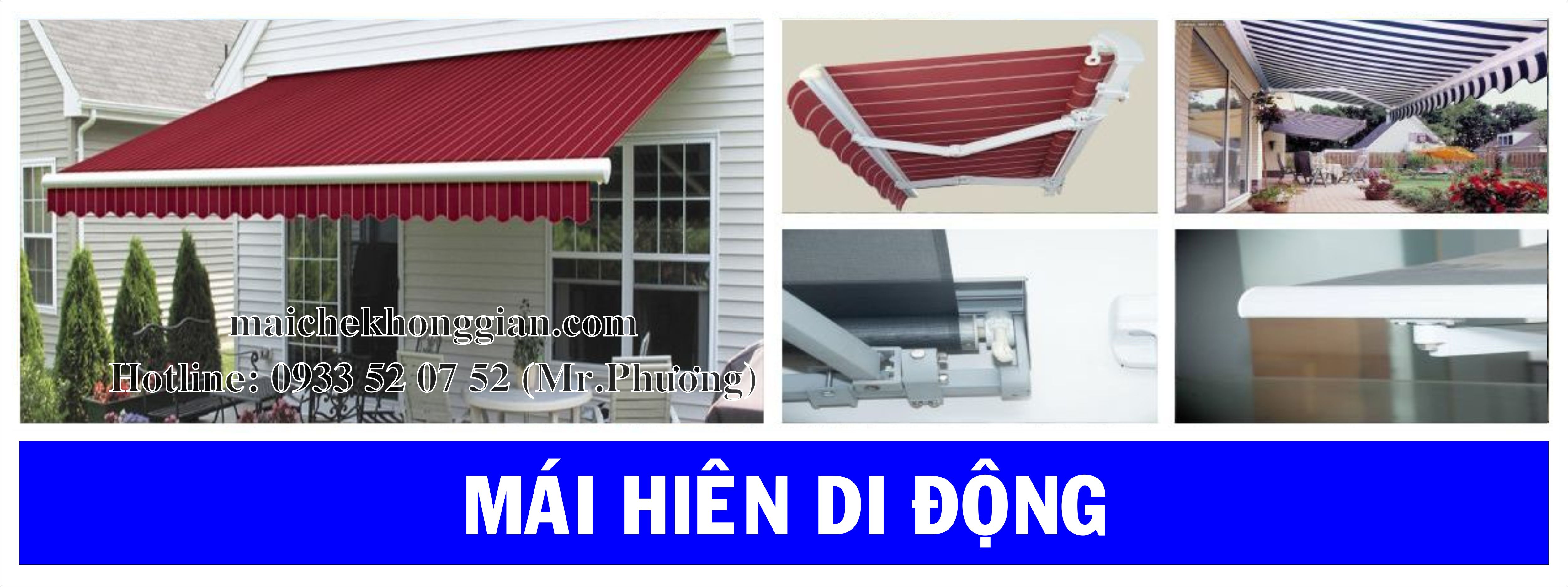 mái hiên di động