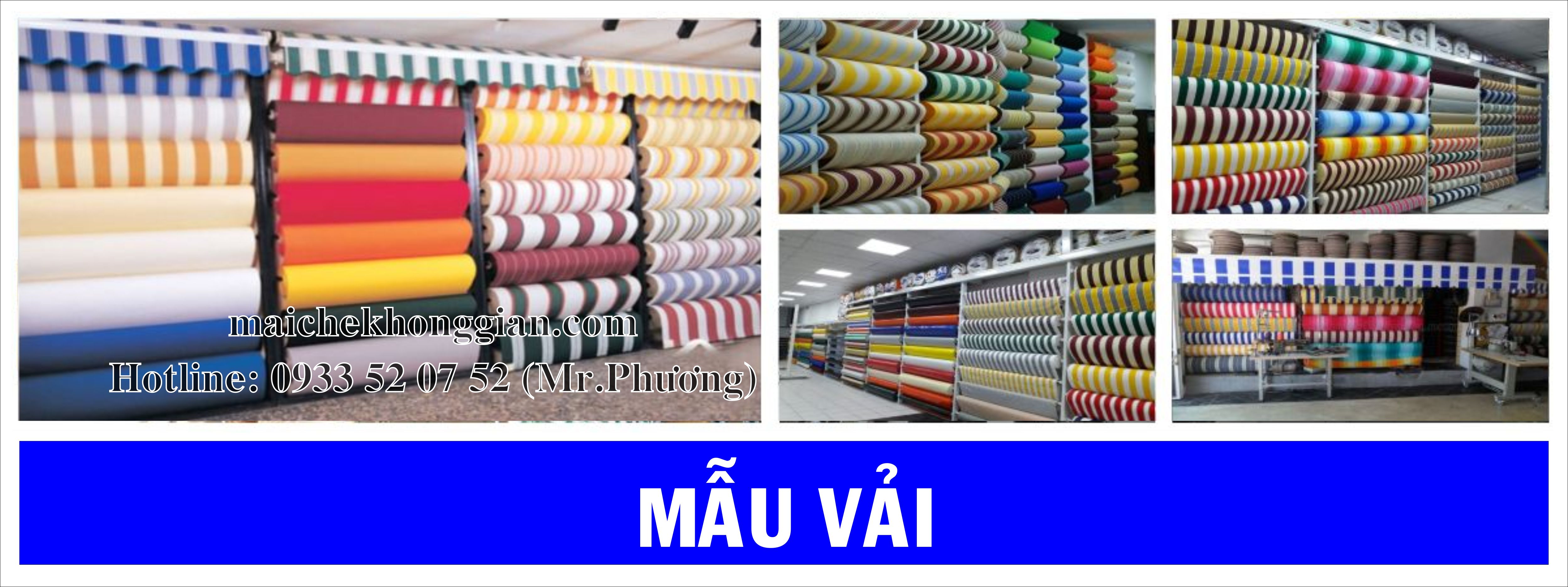 Vải bạt, mẫu vải