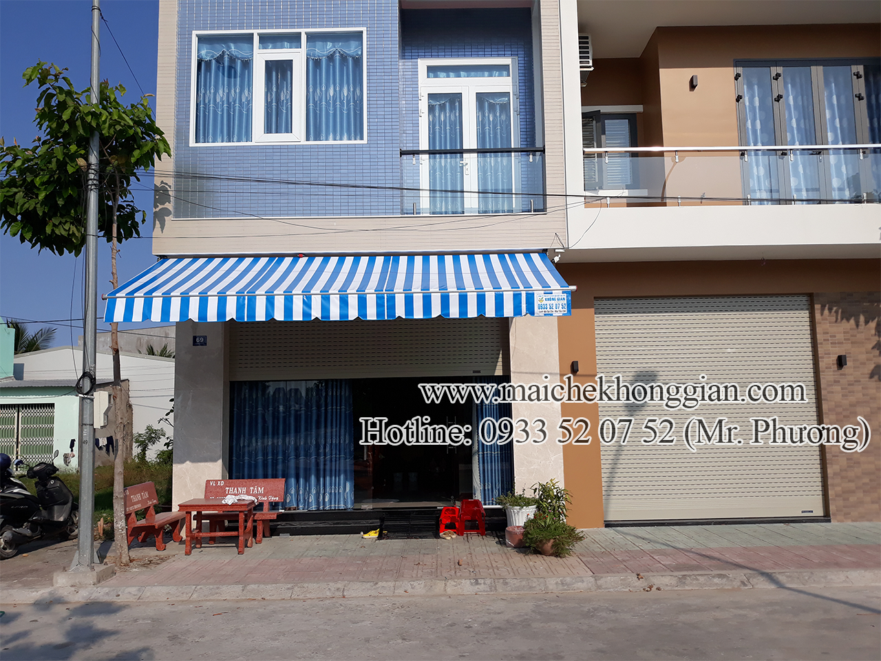 Lắp Đặt Mái Hiên Vĩnh Hưng Long An