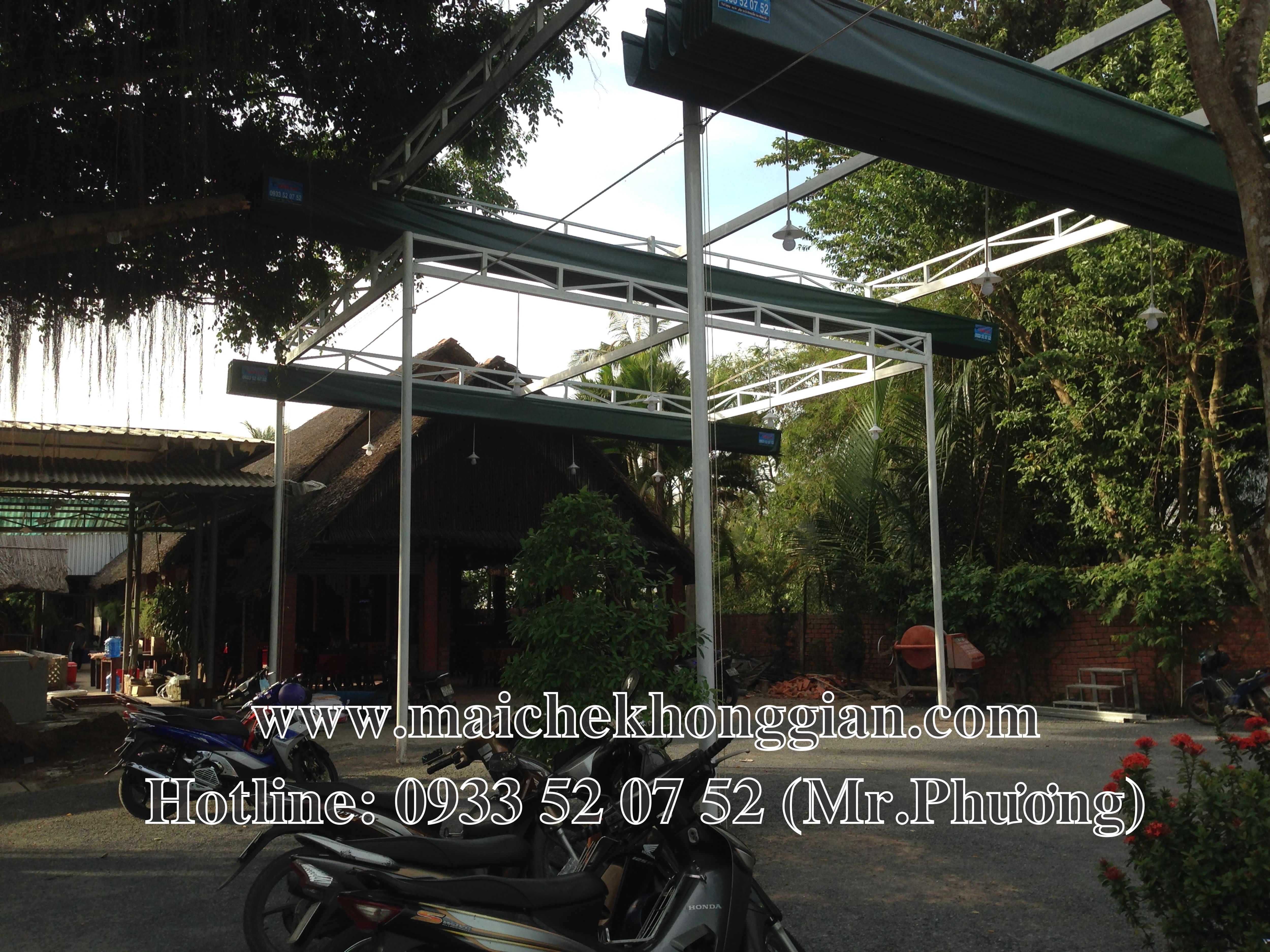 Bạt che mái hiên Thủ Thừa Long An
