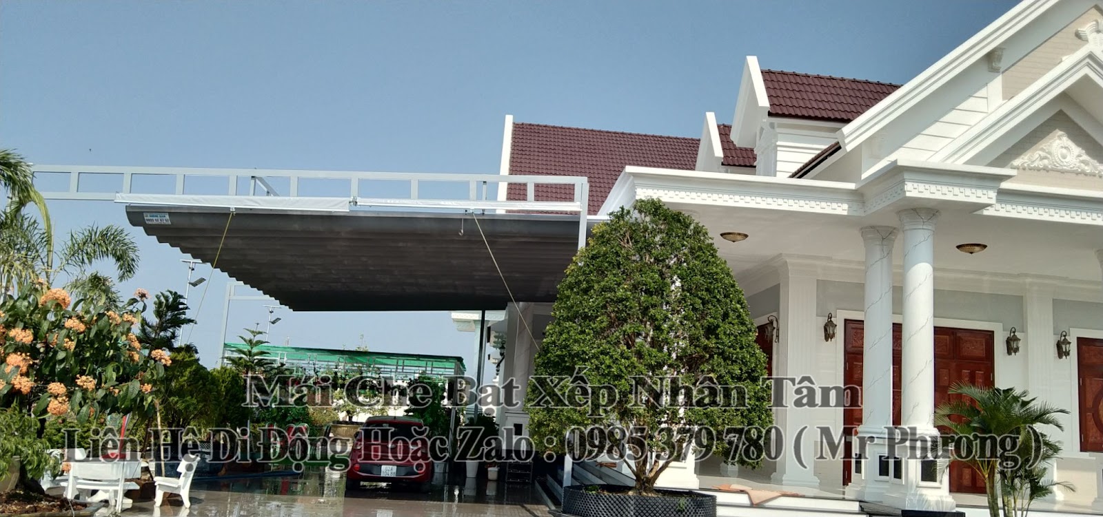 Mái Che Xếp Sân Nhà