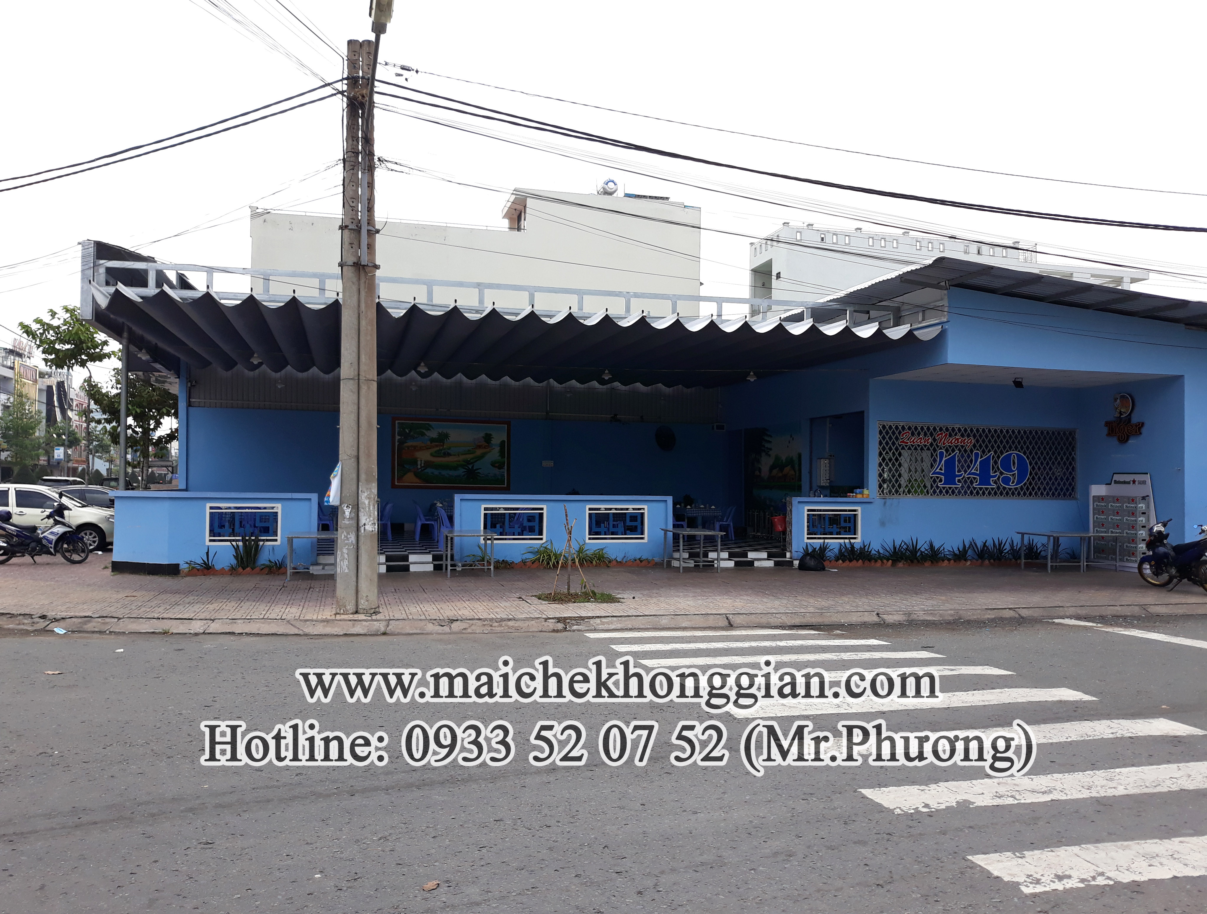 Làm mái che Thủ Thừa Long An