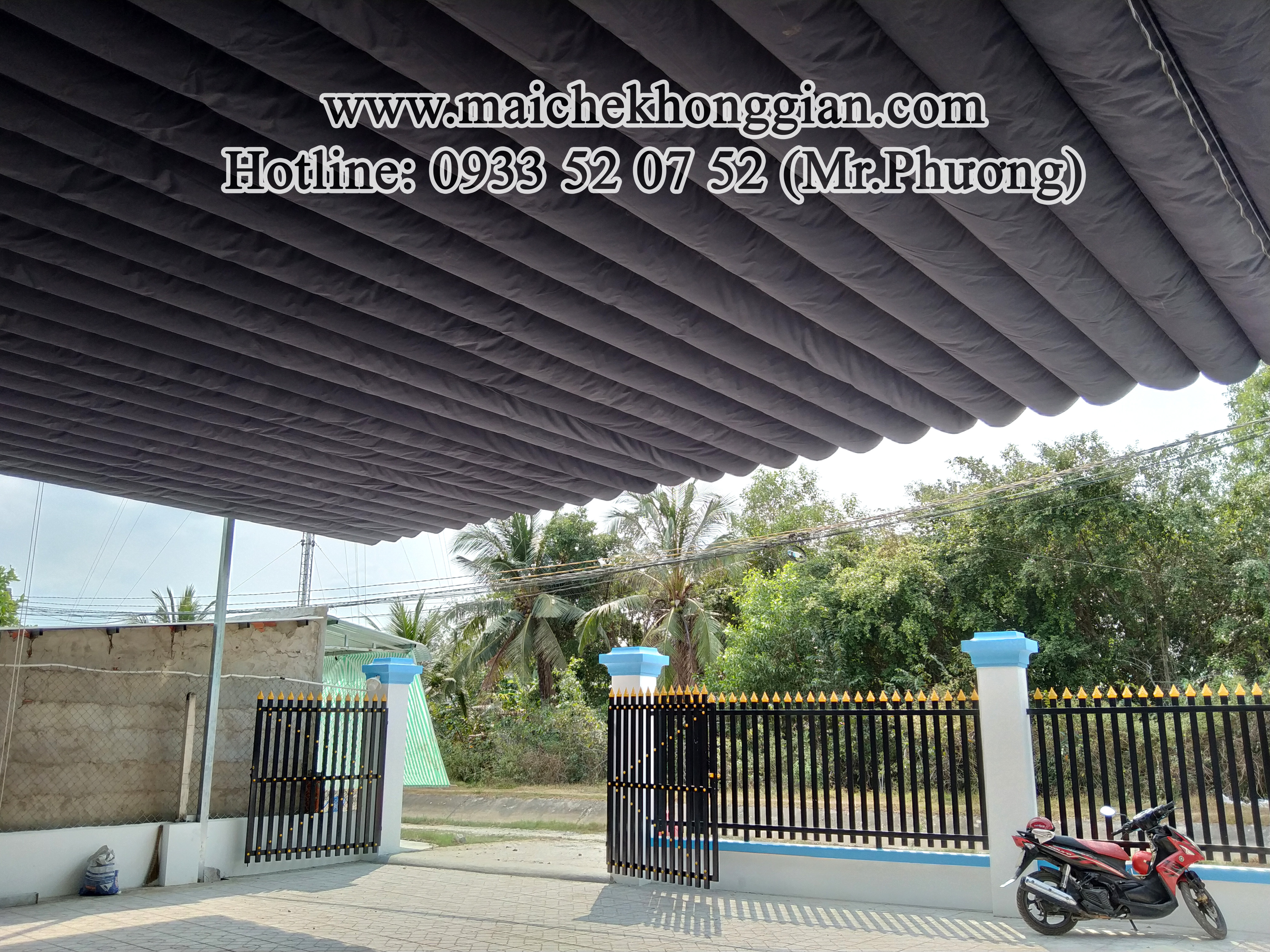 Bạt che xếp Đức Huệ Long An