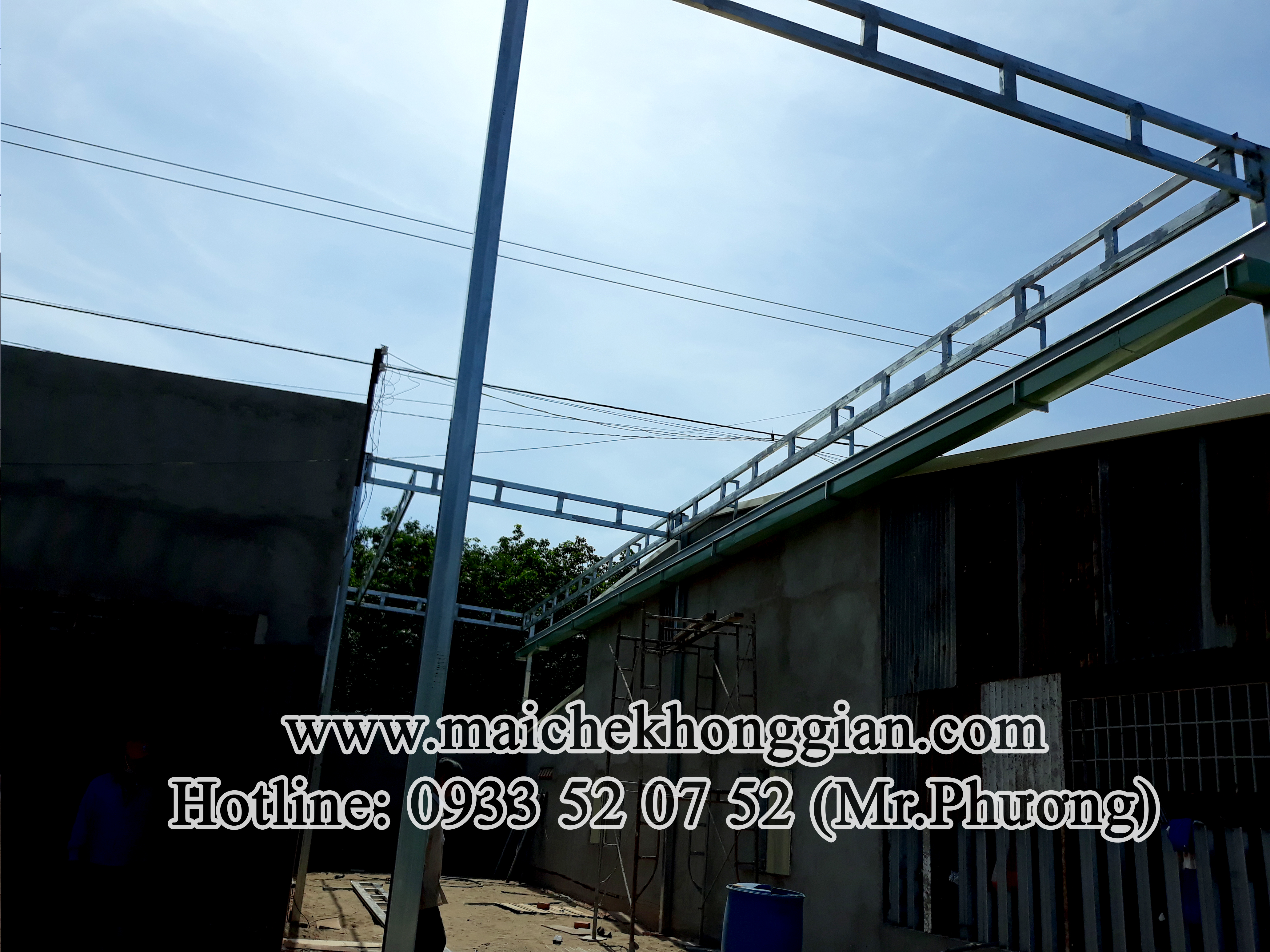 Thay bạt mái che Bến Cầu Tây Ninh