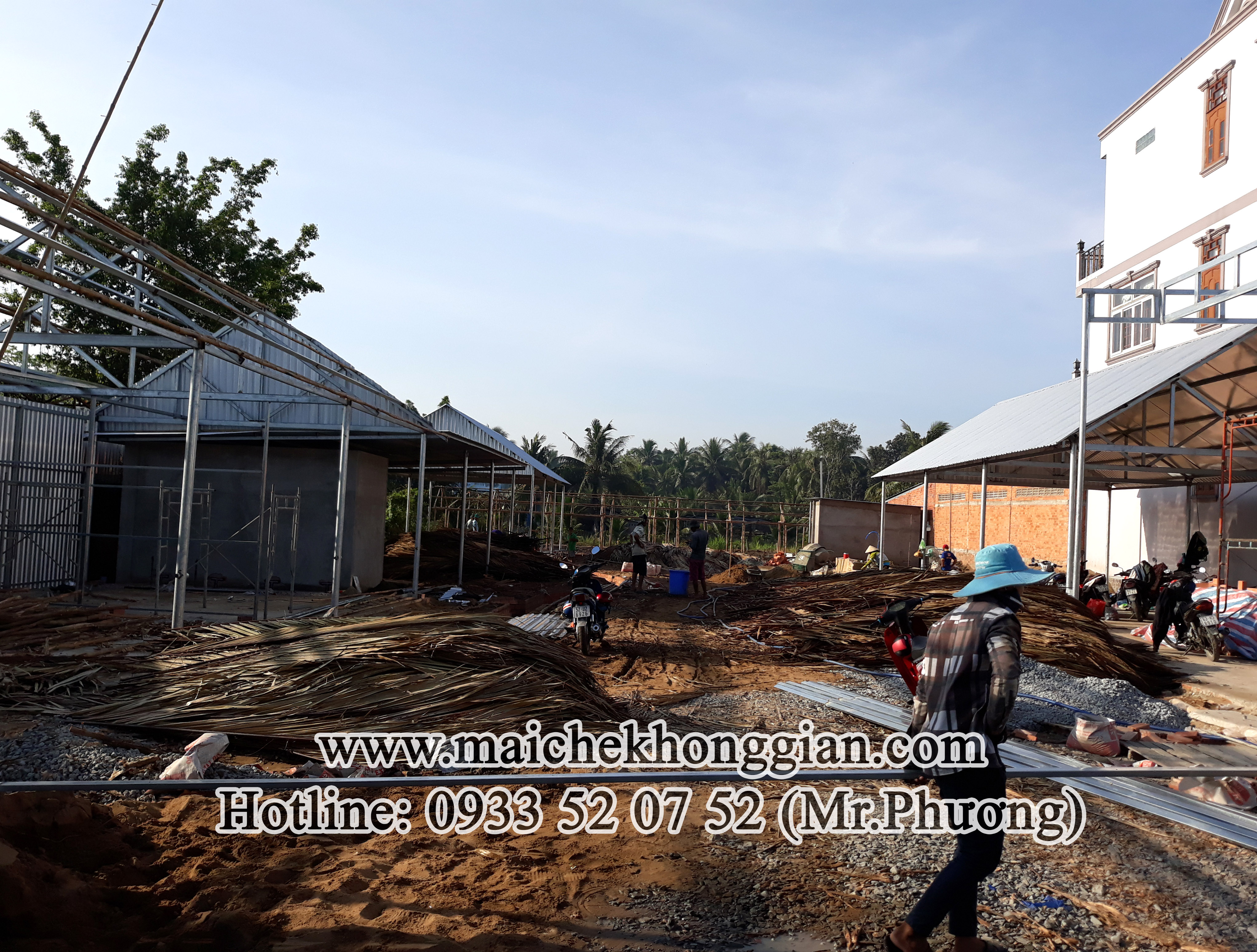 Mái Bạt Che Mưa Mỏ Cày Bắc Bến Tre