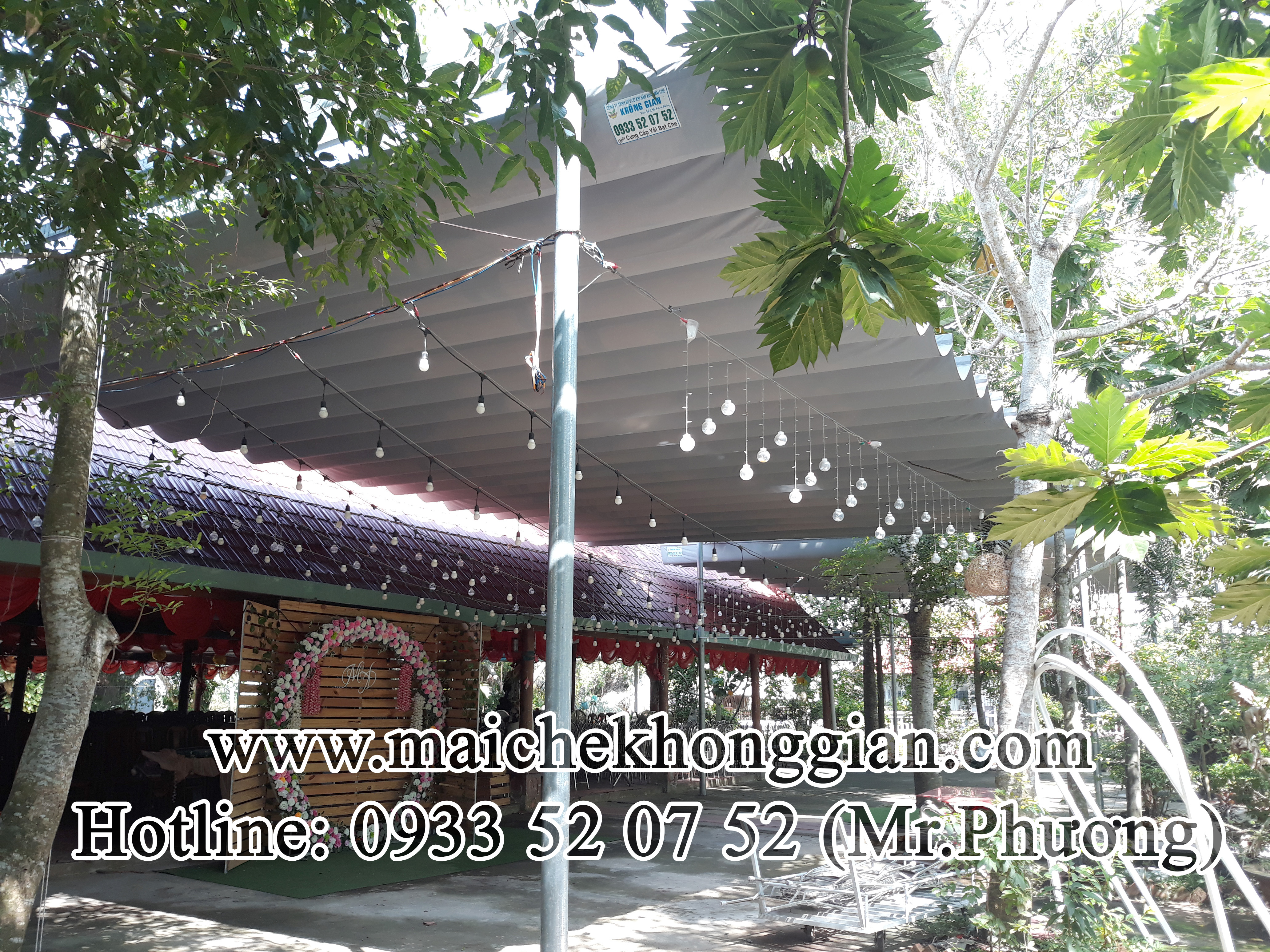 Thay bạt mái che Huyện Phú Tân Cà Mau 