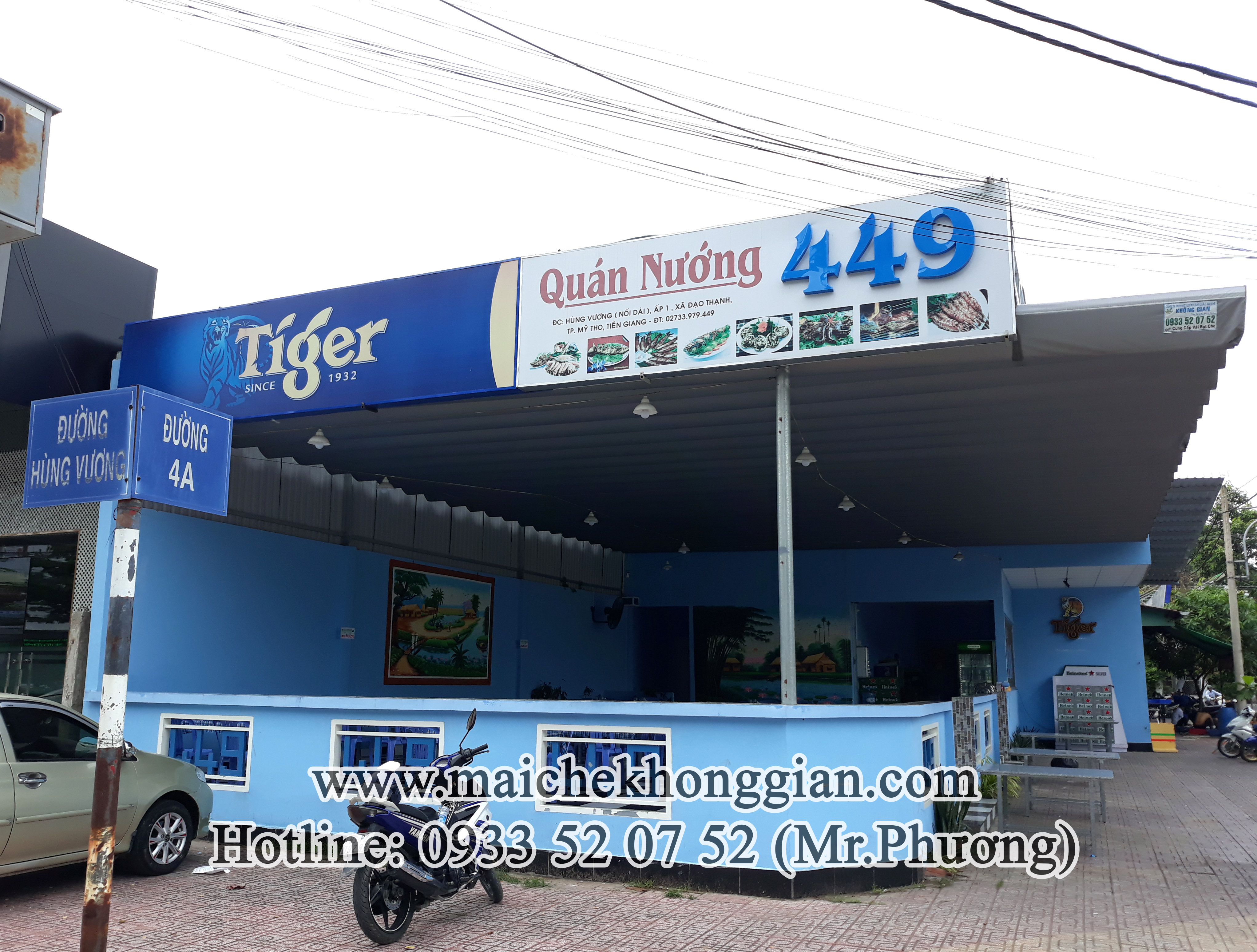 Làm mái che Cần Đước Long An