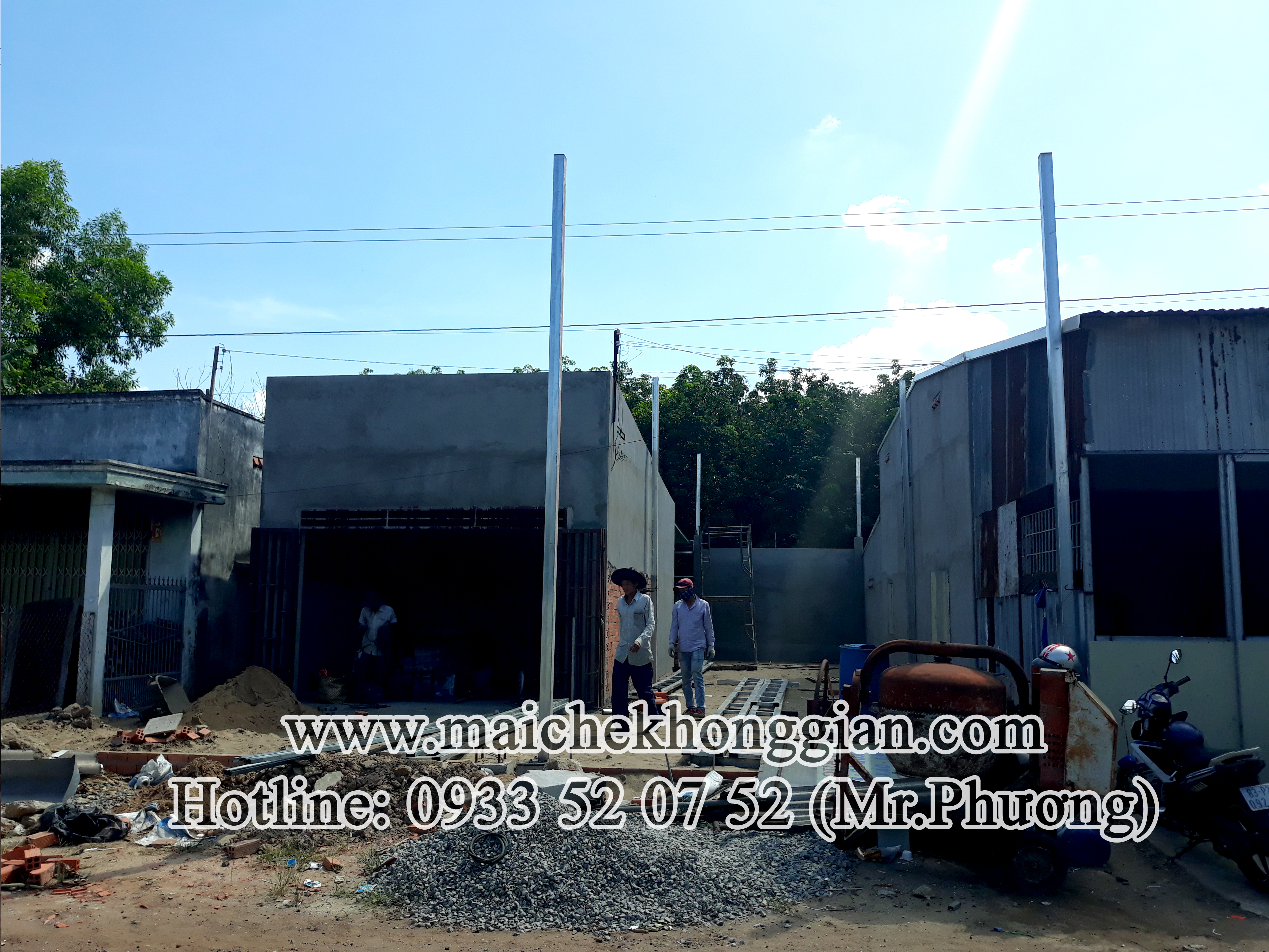 Mái xếp di động Châu Thành Trà Vinh