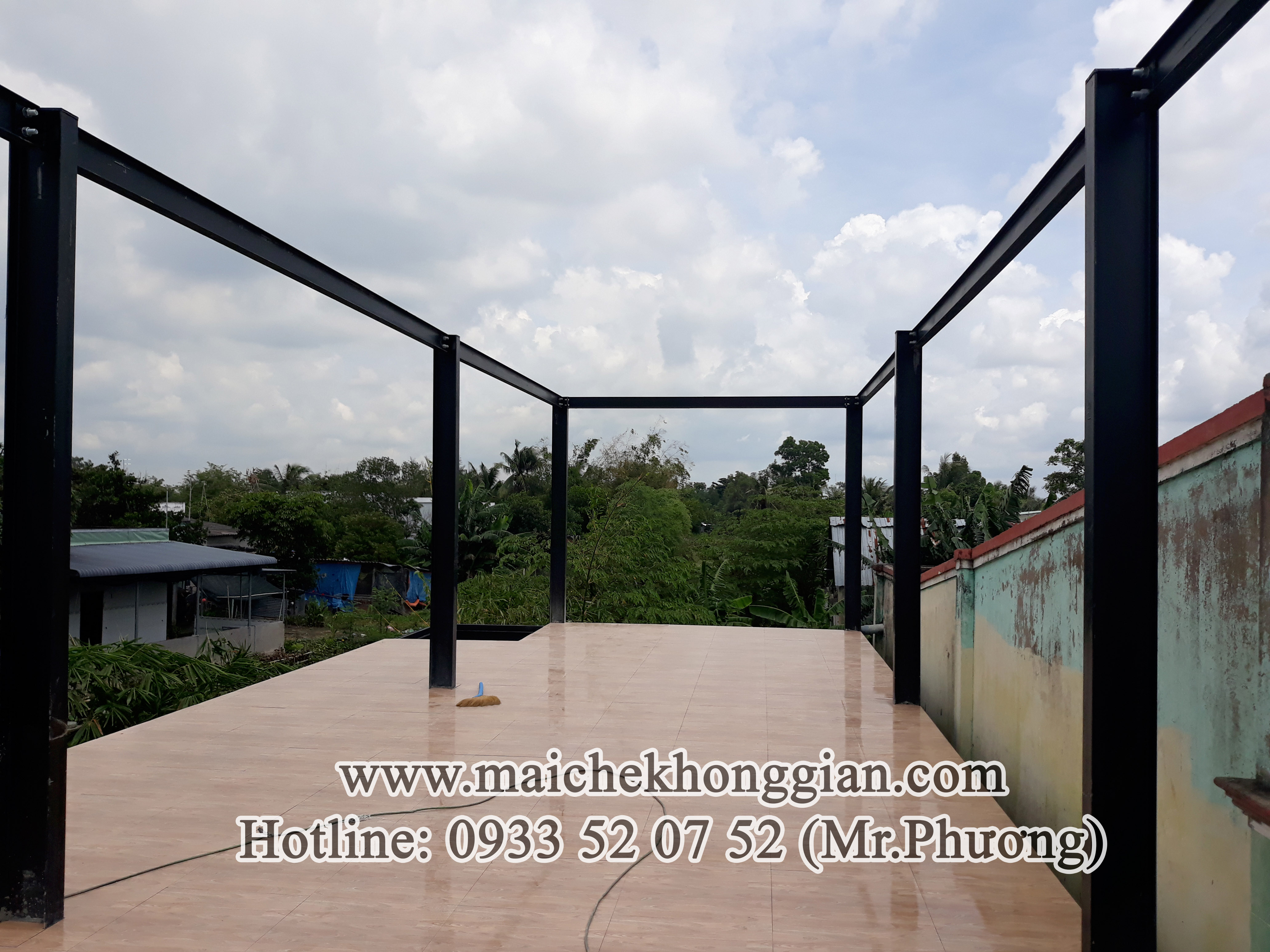 Làm Mái Che Bạt Xếp Bình Đại Bến Tre