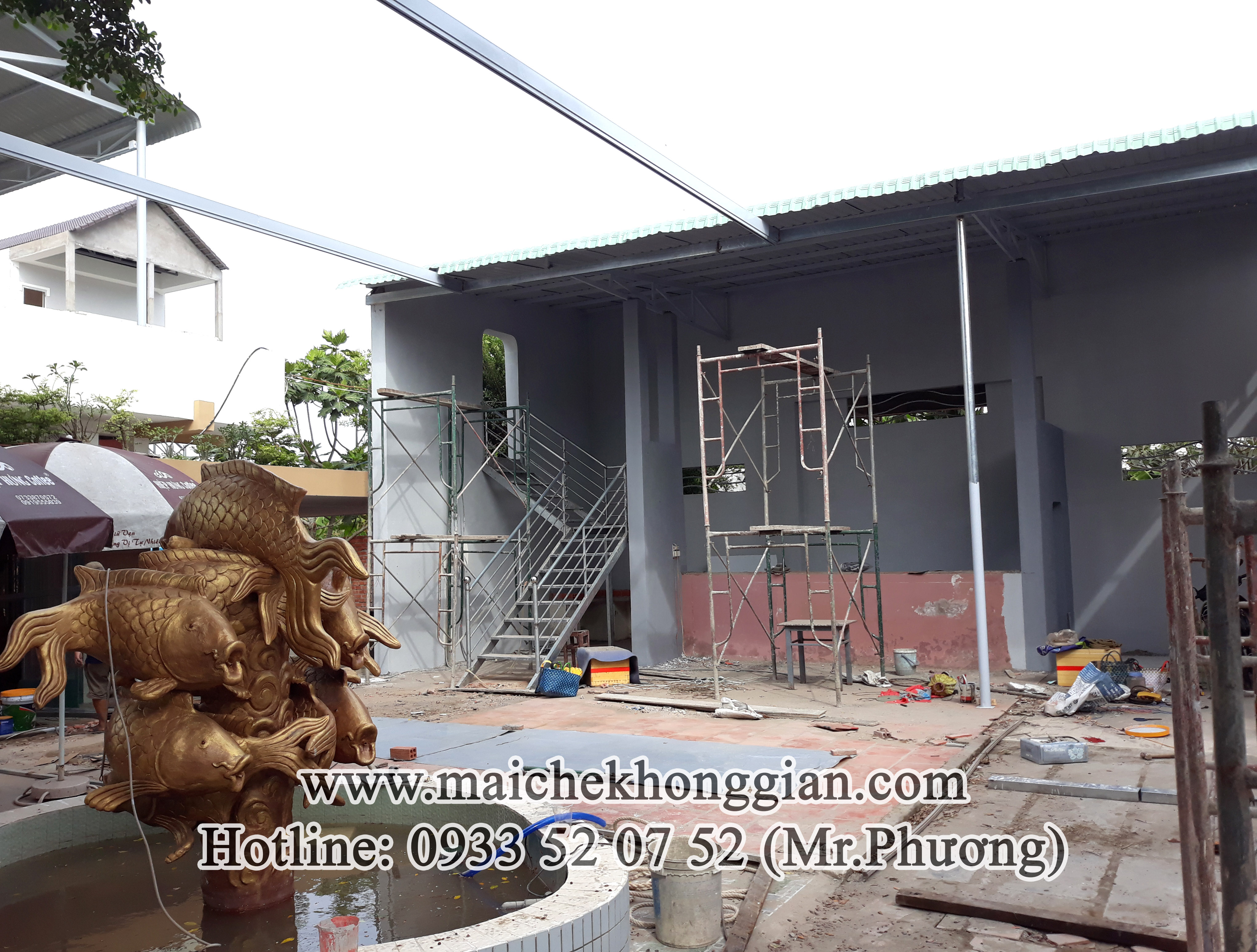 Làm Mái Che Huyện Mang Thít Vĩnh Long