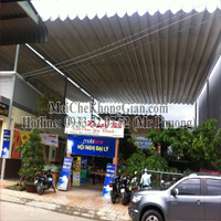 Mái Che,Mái Che Bạt Xếp-Quán Ẩm Thực HAPPY BILL. Đường Nguyễn Văn Lo, Thị Xã Cai Lậy, Tiền Giang.