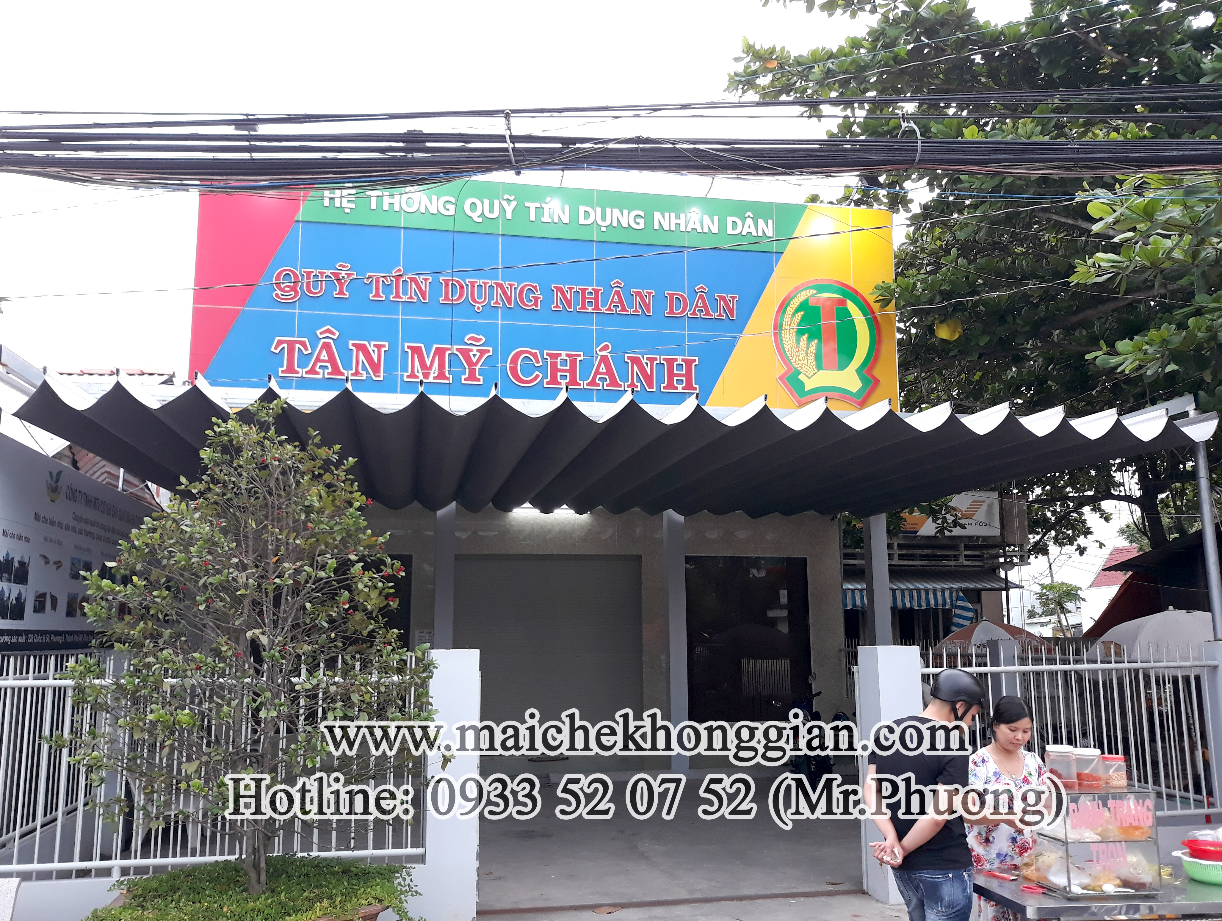 Làm mái bạt Thạnh Hóa Long An