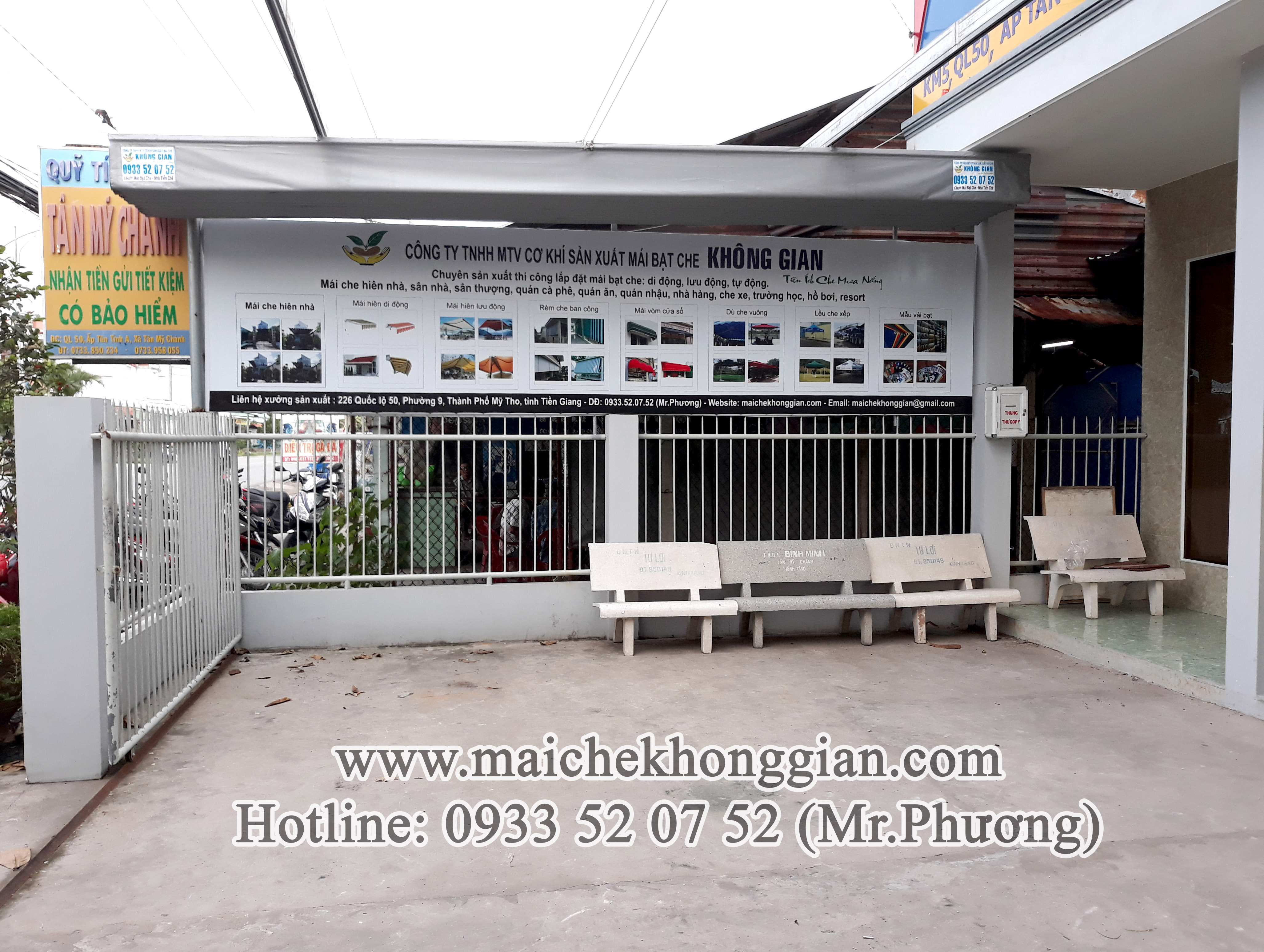 Làm Mái Che Huyện Cù Lao Dung Sóc Trăng